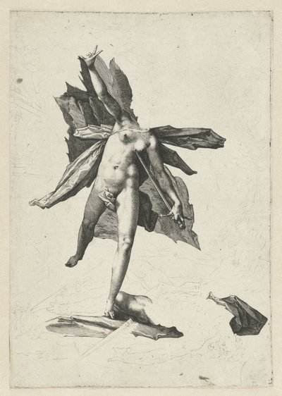 Pyramus und Thisbe von Hendrick Goltzius (workshop of)