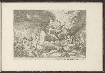 Der Sturz des Phaëthon von Hendrick Goltzius (workshop of)