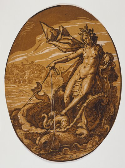Amphitrite von Hendrick Goltzius