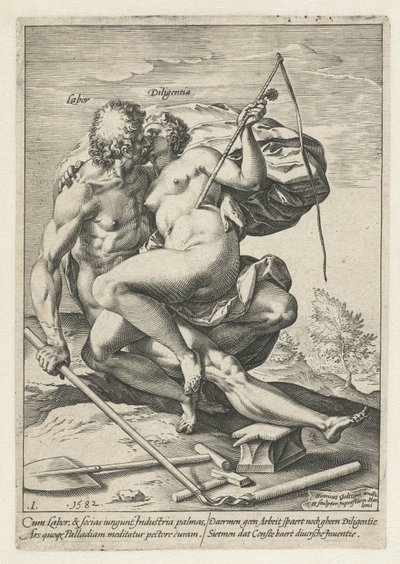 Arbeit und Fleiß von Hendrick Goltzius