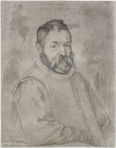Brustbild des Federico Zuccari von Hendrick Goltzius