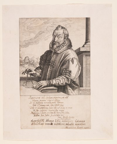 Christopher Plantin, Verleger in Antwerpen von Hendrick Goltzius