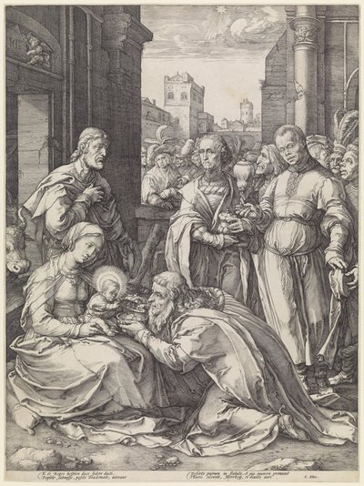 Die drei Könige von Hendrick Goltzius