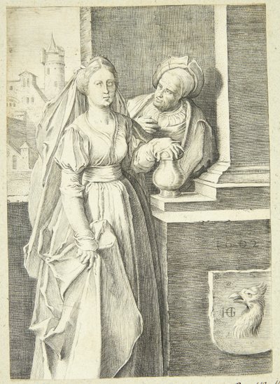 Das ungleiche Paar von Hendrick Goltzius