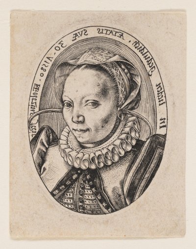 Grietgen Jansdochter, Ehefrau des Künstlers von Hendrick Goltzius