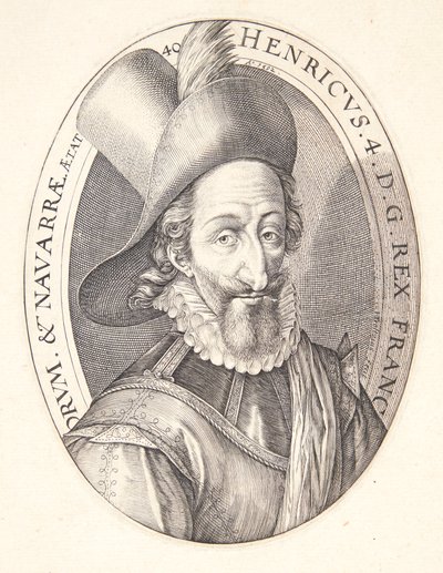 Heinrich IV., König von Frankreich von Hendrick Goltzius
