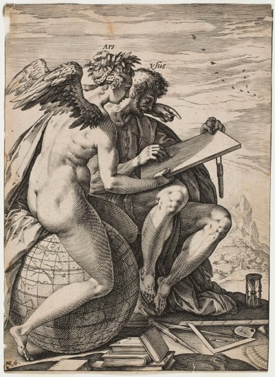 Kunst und Übung (Ars, Usus) von Hendrick Goltzius