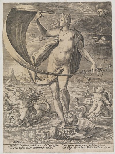 Lykken (Instabili tumidum veluti ...) von Hendrick Goltzius