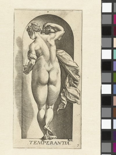 Mäßigkeit von Hendrick Goltzius