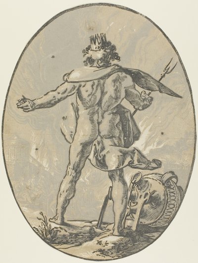 Pluto, Platte vier aus Demogorgon und die Götter von Hendrick Goltzius
