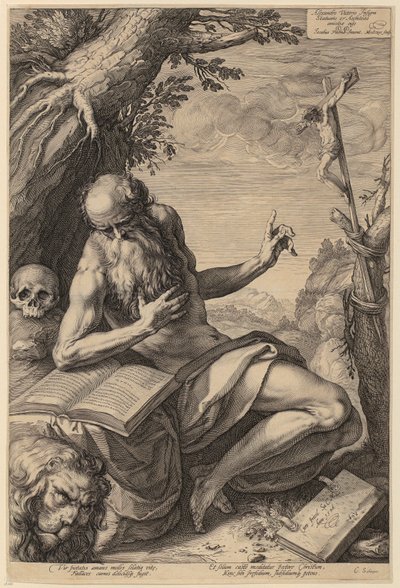 Porträt von Dirck Volckertsz. Coornhert von Hendrick Goltzius