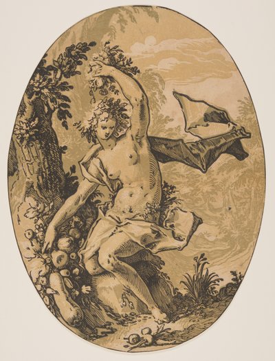 Proserpina, aus Die Gottheiten von Hendrick Goltzius
