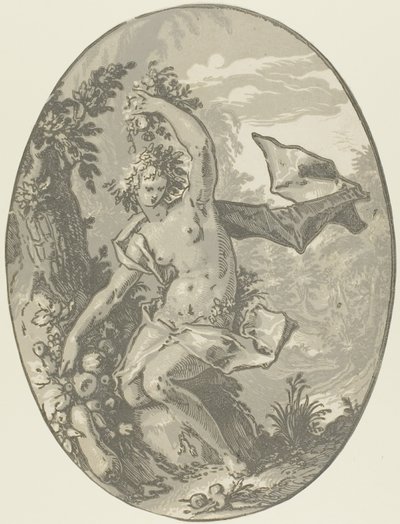 Proserpina, Tafel fünf aus Demogorgon und die Götter von Hendrick Goltzius