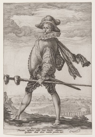 Der Hauptmann der Infanterie von Hendrick Goltzius