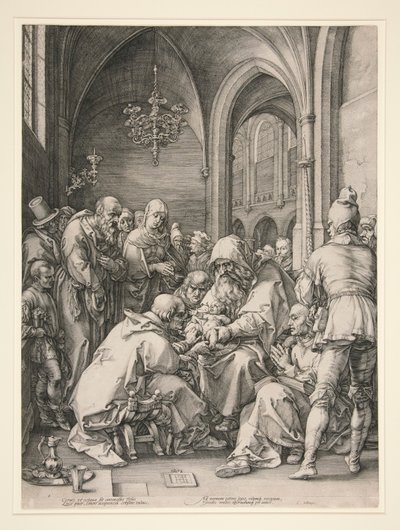 Die Beschneidung von Hendrick Goltzius