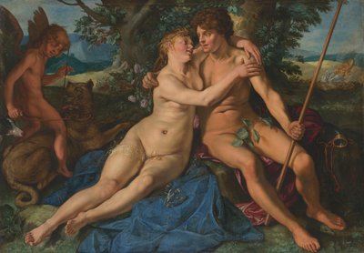 Venus und Adonis von Hendrick Goltzius