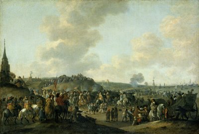 Die Abreise von Karl II. von England aus Scheveningen von Hendrick de Meijer