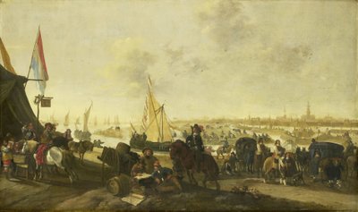 Die Belagerung und Eroberung der Stadt Hulst von den Spaniern, 5. November 1645 von Hendrick de Meijer