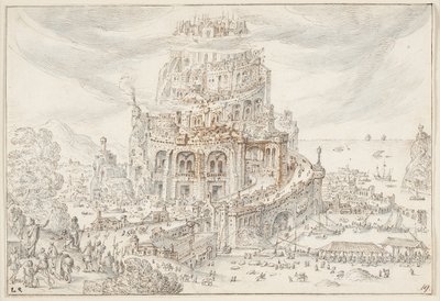 Turm zu Babel von Hendrick van Cleve III