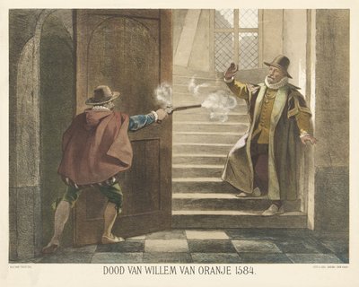 Mord an Wilhelm von Oranien, 1584 von Hendrik Albert van Trigt