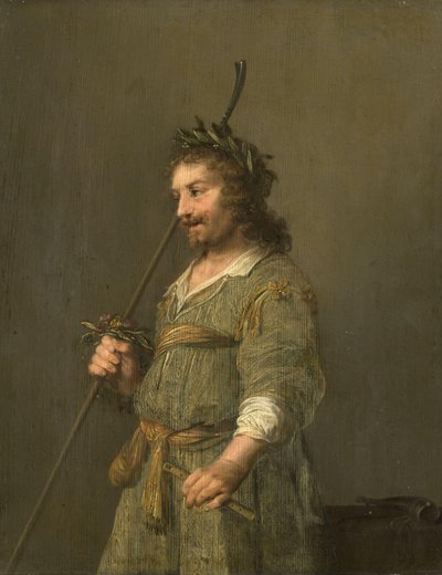Porträt eines Mannes als Schäfer verkleidet von Hendrik Gerritsz Pot