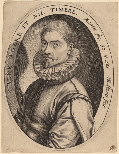 Hieronymus Scholiers von Hendrik Goltzius