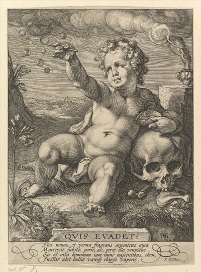 Quis evadet, 1594 von Hendrik Goltzius