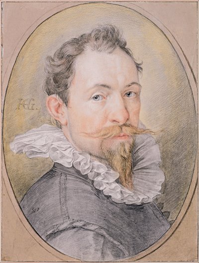 Selbstporträt, um 1593-1594 von Hendrik Goltzius