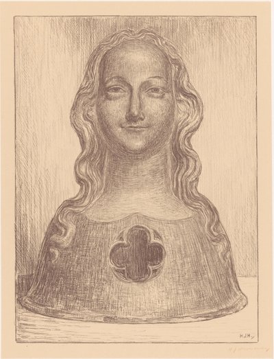 Reliquienbüste einer der Jungfrauen der Heiligen Ursula von Hendrik Johannes Haverman (signed by artist)