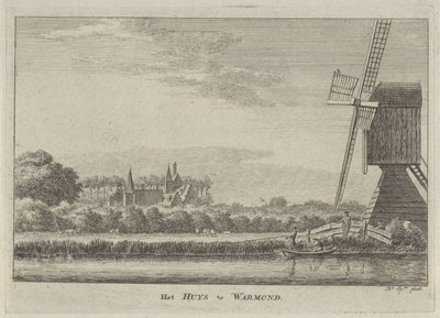 Ansicht von Haus Warmond von Hendrik Spilman