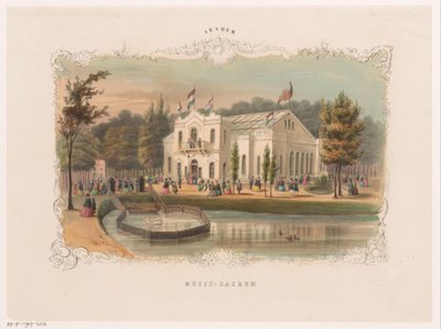 Ansicht des Konzertsaals von Arnhem von Hendrik Wilhelmus Last (attributed to)