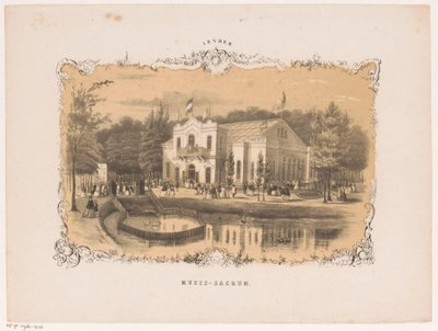 Ansicht des Konzertsaals von Arnheim von Hendrik Wilhelmus Last (attributed to)
