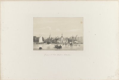 Ansicht des Alten Hauptes in Rotterdam, 1854 von Hendrik Wilhelmus Last