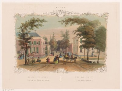 Straße in Velp bei Arnhem von Hendrik Wilhelmus Last