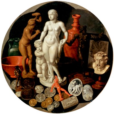 Stillleben mit einer Sammlung von Kuriositäten, 17. Jahrhundert von Hendrik the Younger Borcht van der