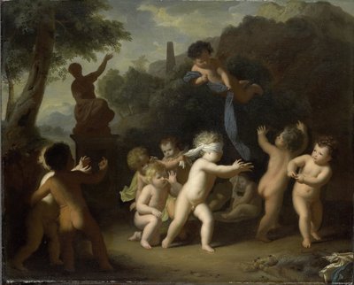 Putti beim Spielen von Hendrik van Limborch