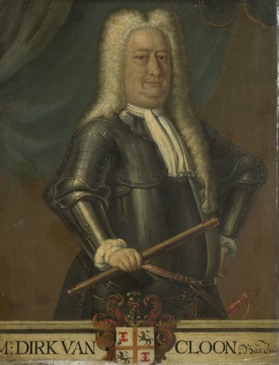 Porträt von Dirk van Cloon, Generalgouverneur der Niederländischen Ostindien-Kompanie von Hendrik van den Bosch (free after)