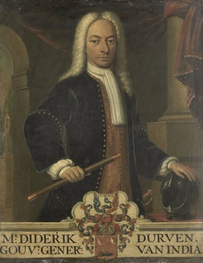 Porträt von Diederik van Durven, Generalgouverneur der Niederländischen Ostindien-Kompanie von Hendrik van den Bosch
