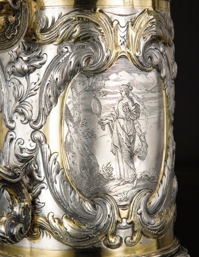 Detail eines Krugs, Danzig, ca. 1670 von Hennick (attr. to) Probst