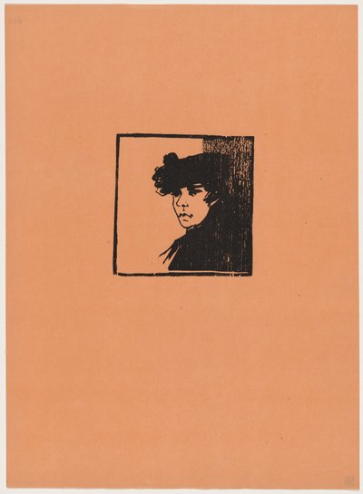 Kopf einer Frau von Henri-Charles Guérard