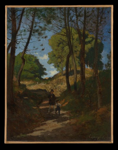 Tannen in Les Trembleaux, nahe Marlotte von Henri-Joseph Harpignies