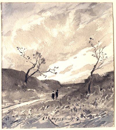 Landschaft in den Landes von Henri-Joseph Harpignies