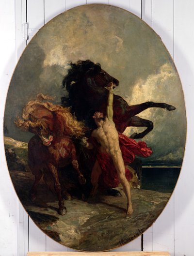 Automedon mit den Pferden des Achilles von Henri Alexandre Georges Regnault