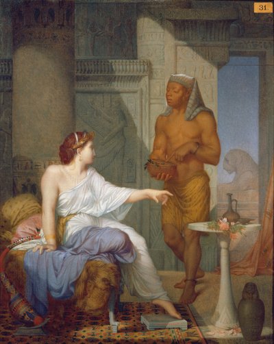 Kleopatra und ihr Sklave von Henri Blaise Francois Dejussieu