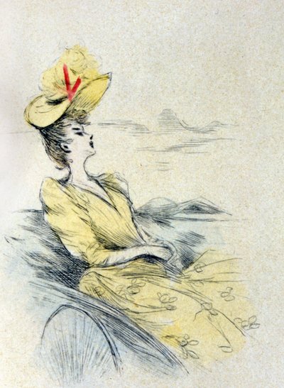 Eine Frau träumt von Henri Boutet