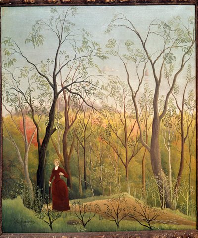 Ein Spaziergang im Wald von Henri Emilien Rousseau