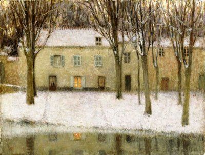 Kleiner Fleck am Wasser von Henri Eugene Augustin Le Sidaner