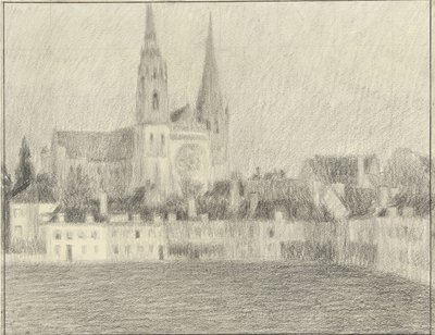 Ansicht von Chartres von Henri Eugene Le Sidaner