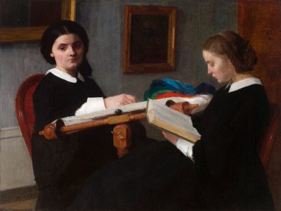 Die zwei Schwestern von Henri Fantin-Latour
