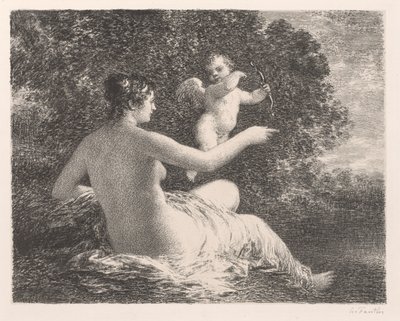 Venus und Amor von Henri Fantin-Latour
